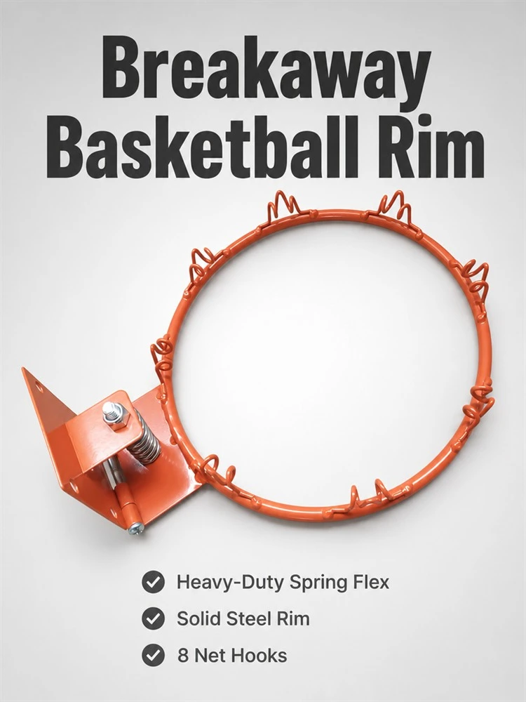 Portable Breakaway Basketball Rim