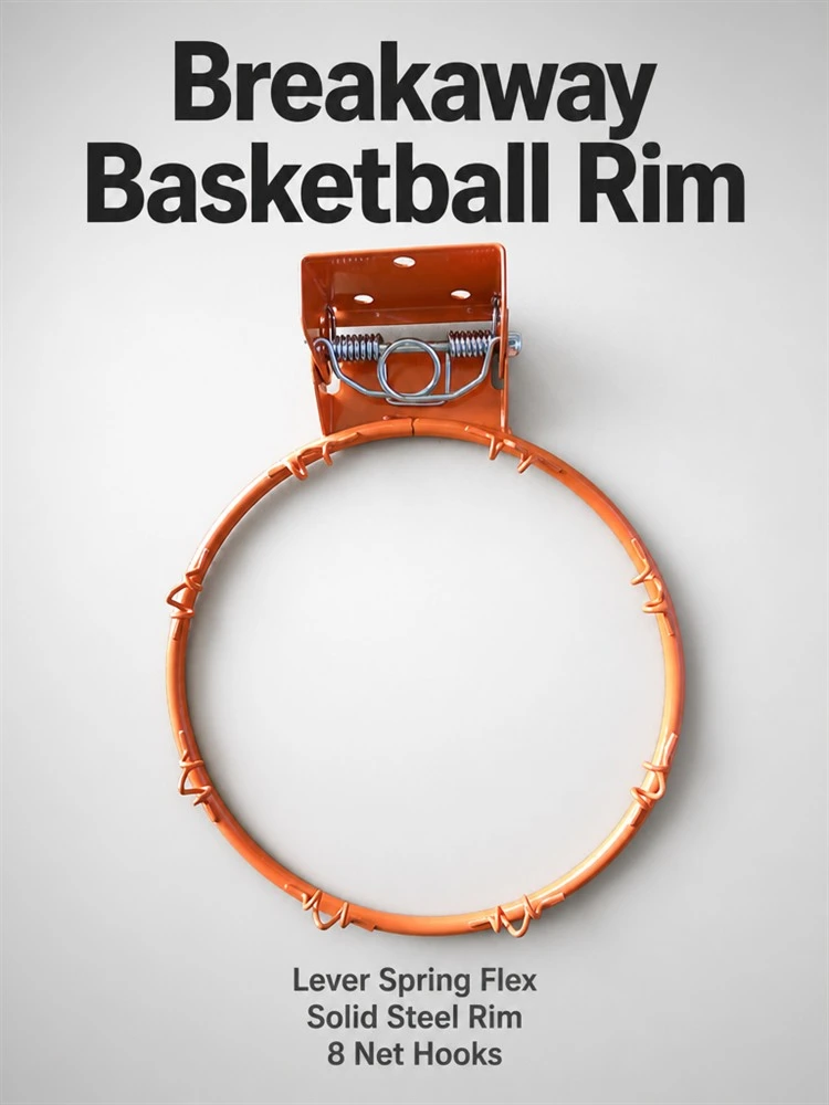 Portable Breakaway Basketball Rim